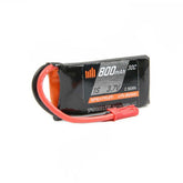 800mAh 1S 3.7V 30C LiPo Battery, JST